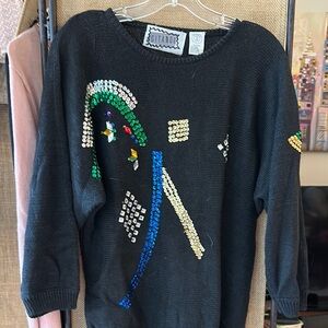 GITANO Colorful Embellished Sweater